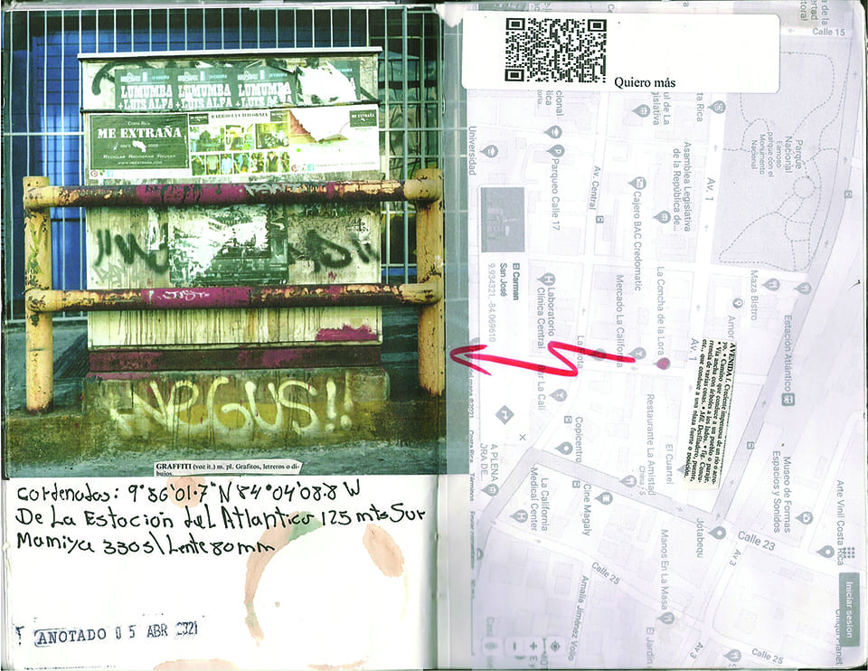 Mapa con elementos de b&uacute;squeda urbana