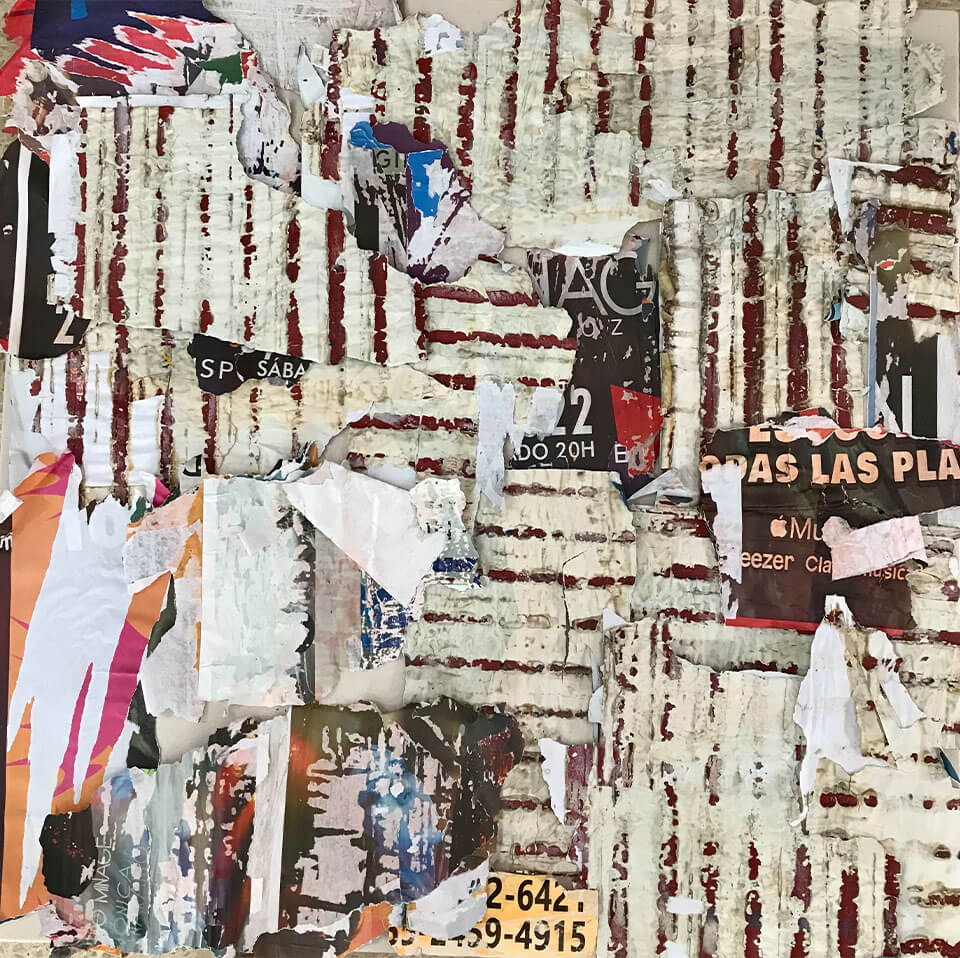 Caja de registro con arte urbano visible